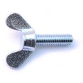 Midwest Fastener Thumb Screw, M1.25 Thread Size, Zinc Plated Steel, 25 mm Lg, 4 PK 31375